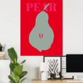 Trending Obst und Gemüse Illustrationen Poster (Heimbüro)