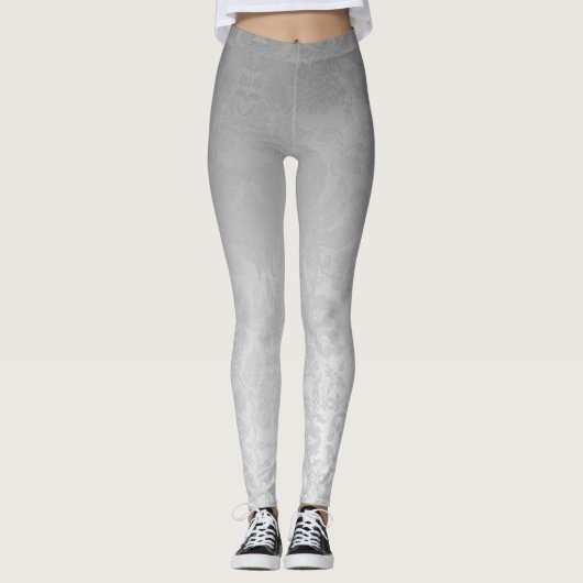 Trending Ombre Damask Leggings (Vorderseite)