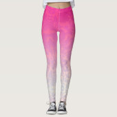 Trending Ombre Damask Leggings (Vorderseite)