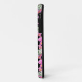 Trending Pink Schwarz Muster Zubehör Case-Mate iPhone Hülle (Hinten/Links)