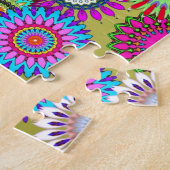 Trending Psychadelic Blume Power Druckzubehör Puzzle (Seite)