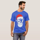 Trending Si Seven Meme Christmas 67 Santa Face Men T-Shirt (Vorne ganz)