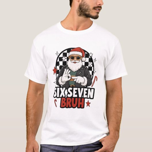 Trending Six Seven Bruh T-Shirt (Vorderseite)