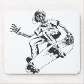 Trending Skaten Skeleton Play Skateboard Mousepad (Vorne)