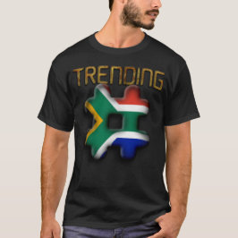 Trending South Africa Flag Lässig Fashion T-Shirt 