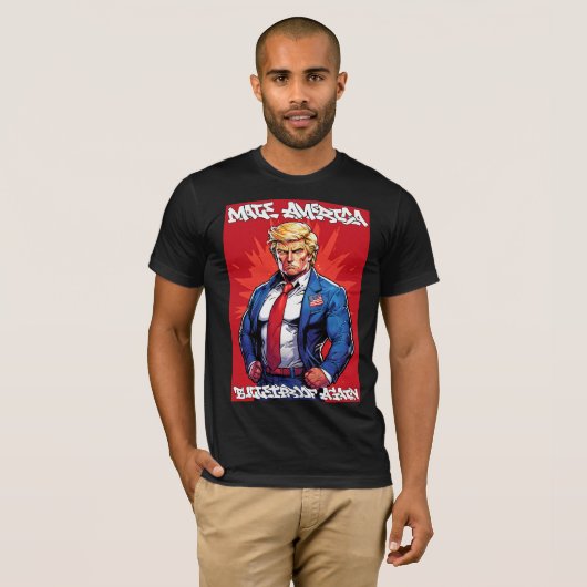Trending Trump | Amerika wieder großartig machen T-Shirt (Vorne ganz)