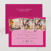 Trending Wedding Color Pink BUDGET Speichern Sie d (Vorne/Hinten)