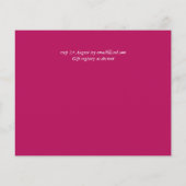 Trending Wedding Color Pink BUDGET Speichern Sie d (Rückseite)