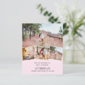 Trending Wedding Color Pink BUDGET Speichern Sie d (Stehend Vorderseite)