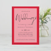 Trending Wedding Colors BLACK and RED BUDGET (Stehend Vorderseite)