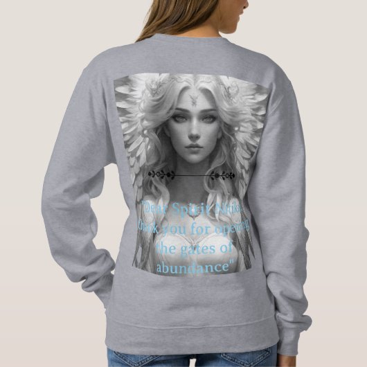 Trending Women’s Basic Sweatshirt by Zazzle USA (Rückseite)