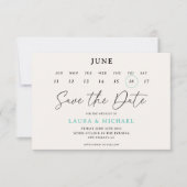 Trendkalender Save the Date mit Foto Einladung (Vorderseite)