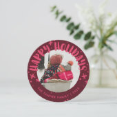 Trendkarte im modernen, handgeschriebenen Stil für Einladung (Stehend Vorderseite)