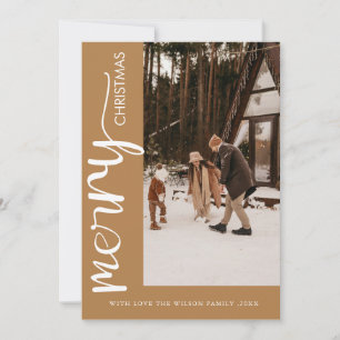Trendkarte Weihnachten modernes Foto Weihnachtskar Einladung