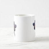 Trendklassische Tasse aus Lila und schwarz orchid (Mittel)