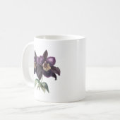 Trendklassische Tasse mit lila und schwarz orchid  (Vorderseite Links)