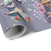 Trendlesepapier für Katzen Geschenkpapier (Rolleneckpunkt)