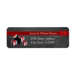 Trendlustige Ferien Cartoon Santa Cat Tafel