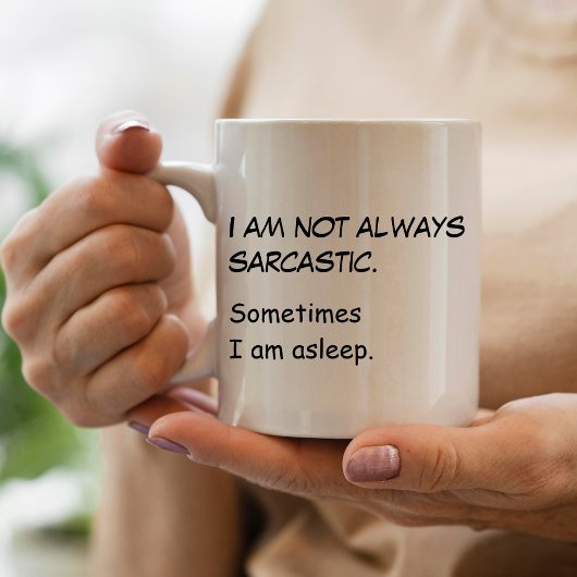 Trendlustige moderne Typografie Kaffeetasse