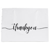 Trendly Vielen Dank für Ihr individuelles Logo Große Geschenktüte (Vorderseite)