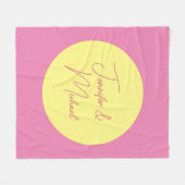 TrendMinimalistisch Moderne, Schlichte, einfache P Fleecedecke (Vorderseite (Horizontal))