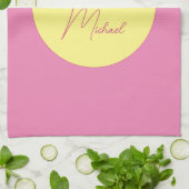 TrendMinimalistisch Moderne, Schlichte, einfache P Geschirrtuch (Gefaltet)