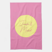 TrendMinimalistisch Moderne, Schlichte, einfache P Geschirrtuch (Vertikal)