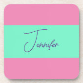 TrendMinimalistisch Moderne, Schlichte, einfache P Getränkeuntersetzer (Vorderseite)