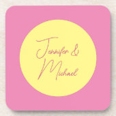 TrendMinimalistisch Moderne, Schlichte, einfache P Getränkeuntersetzer (Vorderseite)