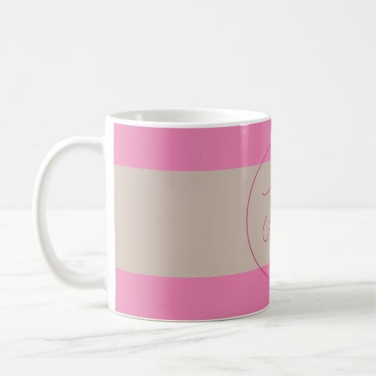 TrendMinimalistisch Moderne, Schlichte, einfache P Kaffeetasse (Links)