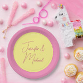 TrendMinimalistisch Moderne, Schlichte, einfache P Pappteller (Party)