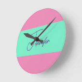 TrendMinimalistisch Moderne, Schlichte, einfache P Runde Wanduhr (Winkel)