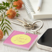 TrendMinimalistisch Moderne, Schlichte, einfache P Schlüsselanhänger (Vorderseite rechts)