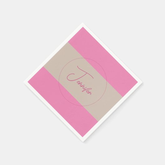 TrendMinimalistisch Moderne, Schlichte, einfache P Serviette (Ecke)