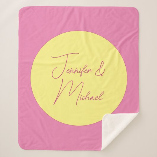 TrendMinimalistisch Moderne, Schlichte, einfache P Sherpadecke (Vorderseite)