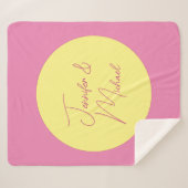 TrendMinimalistisch Moderne, Schlichte, einfache P Sherpadecke (Vorderseite (Horizontal))