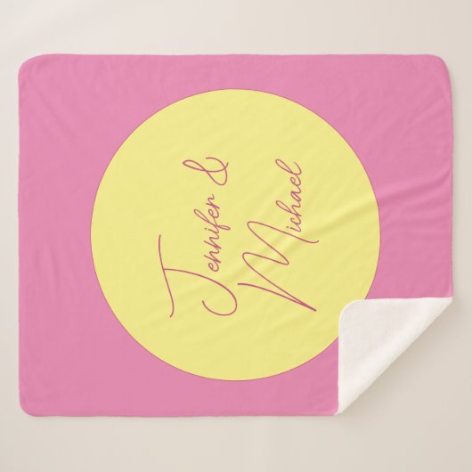 TrendMinimalistisch Moderne, Schlichte, einfache P Sherpadecke (Vorderseite (Horizontal))