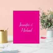 TrendMinimalistisch Modernes, Schlichtes, einfache Acrylschild (Hochzeit)
