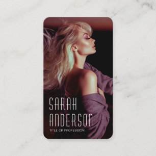Trendmodelle Tänzer Schauspielerin Fotograf Foto Visitenkarte