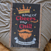 Trendmoderne, farbenfrohe Weihnachtskönig - Typogr Decke