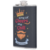 Trendmoderne, farbenfrohe Weihnachtskönig - Typogr Flachmann (Links)