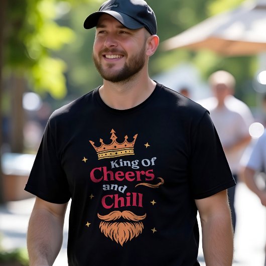 Trendmoderne, farbenfrohe Weihnachtskönig - Typogr T-Shirt