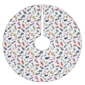 Trendmodische Schuhe Weihnachtsbaumrock Polyester Weihnachtsbaumdecke (Vorderseite)