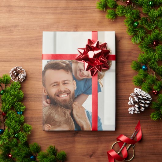 Trendmuster Geburtstag Hochladen Sie Ihr Bild erst Geschenkpapier (Feiertagsgeschenk)