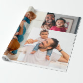 Trendmuster Geburtstag Hochladen Sie Ihr Bild erst Geschenkpapier (Ungerollt)