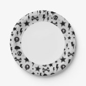 Trendmuster Pappteller (Vorderseite)