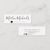 Trendname des Abschlusses Einsteckkarte Mini Visitenkarte (Vorne/Hinten)