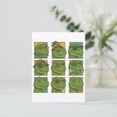 Trendosaurus Rex Postkarte (Stehend Vorderseite)