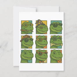 Trendosaurus Rex Postkarte