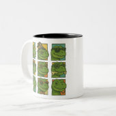 Trendosaurus Rex Zweifarbige Tasse (Vorderseite Links)